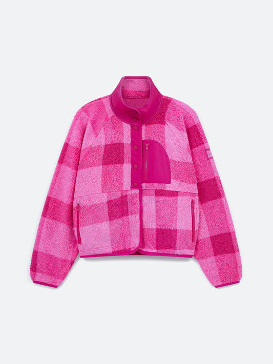 Horizon Layer Up Jacket in Gingham Print