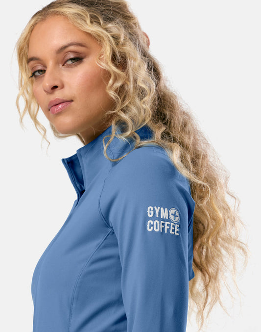 Relentless Full Zip in Oasis Blue