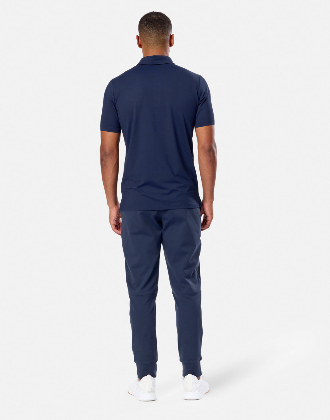 Coffee Polo Tee in Twilight Navy