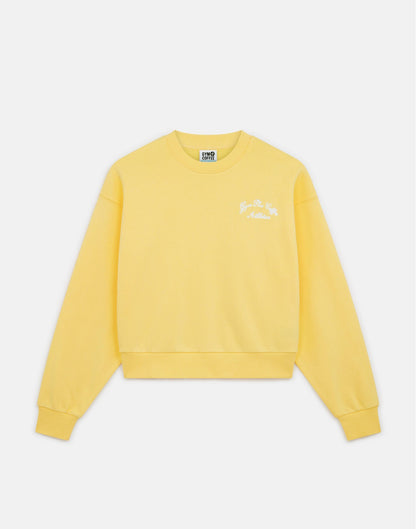 Daily Crewneck in Lemon Sorbet
