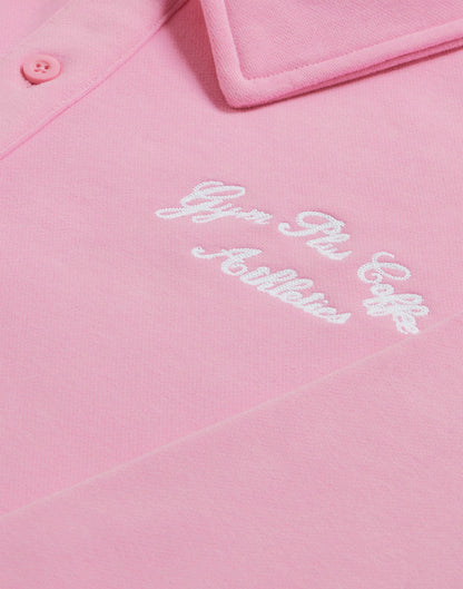 Daily Collared Sweatshirt in Pink Blossom