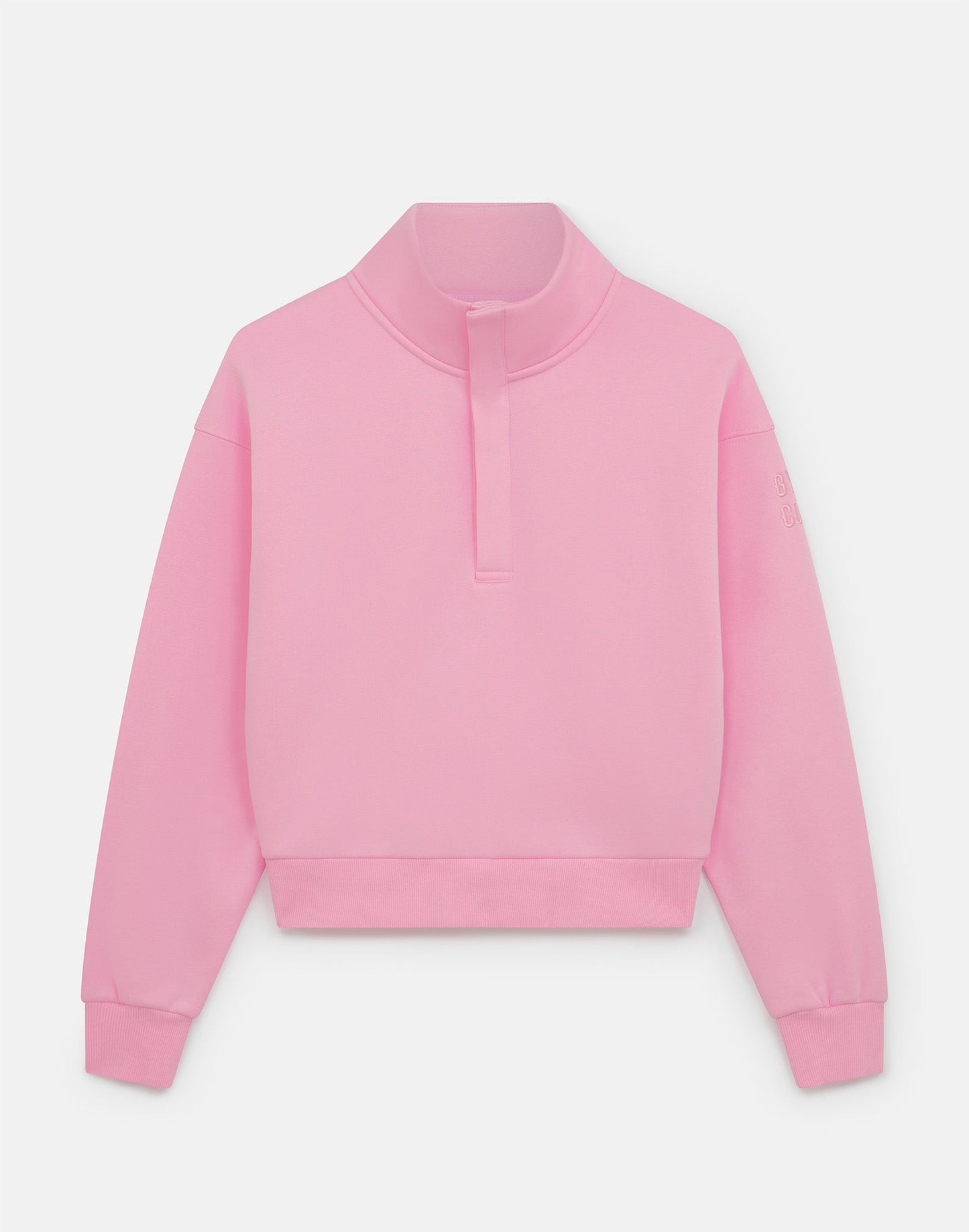 Daily Snap Collar Sweatshirt in Pink Blossom