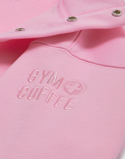 Daily Snap Collar Sweatshirt in Pink Blossom