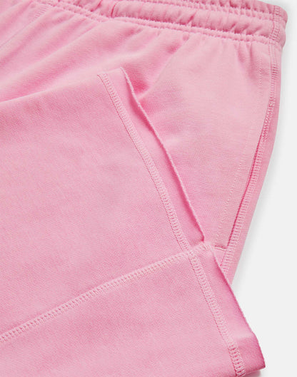 Wide Leg Jogger in Pink Blossom