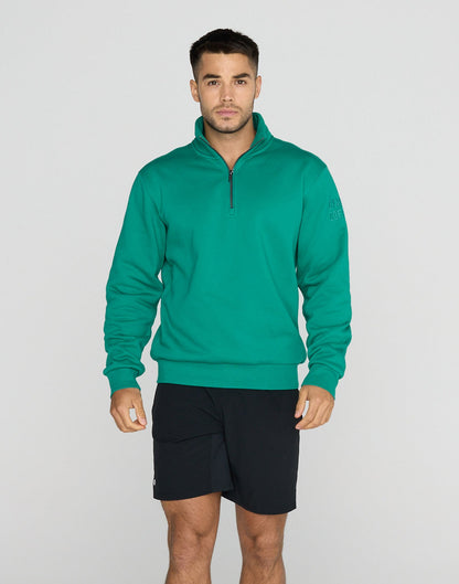 Clubhouse Half Zip in Sprint Green