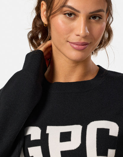 Knit Crew in Black