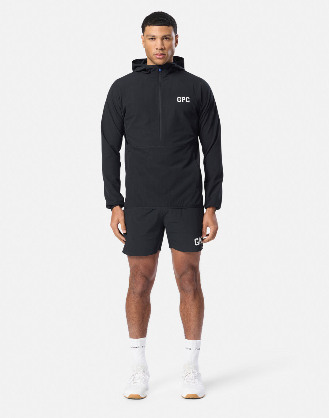 GPC Train Hooded Midlayer in Black