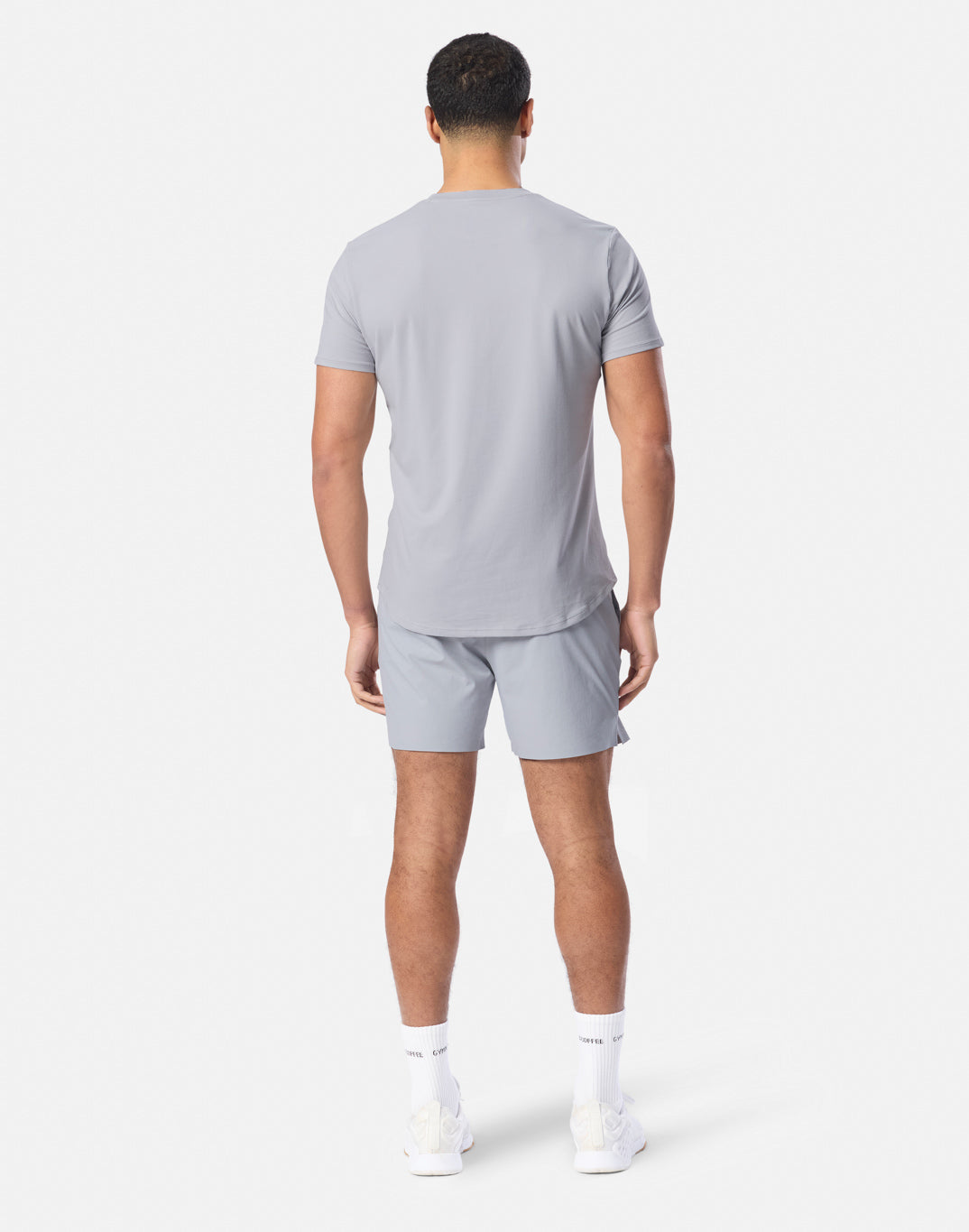 GPC Train Tee in Stone Grey