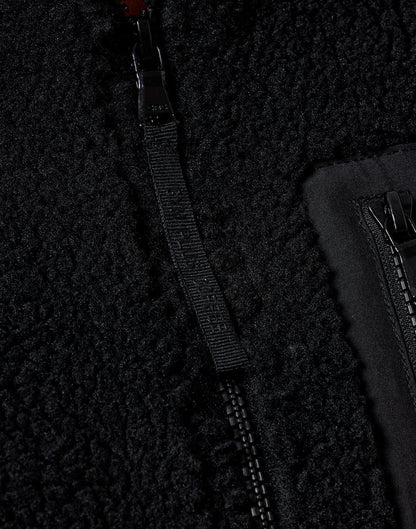 Industry Fleece Gilet in Black