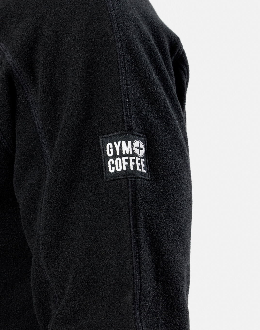 Half Zip Polar Fleece in Deep Black