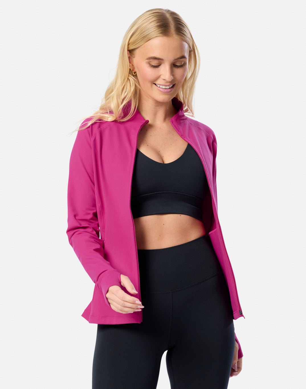 Relentless Full Zip in Sunrise Pink