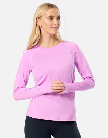 Relentless Long Sleeve in Neon Pink