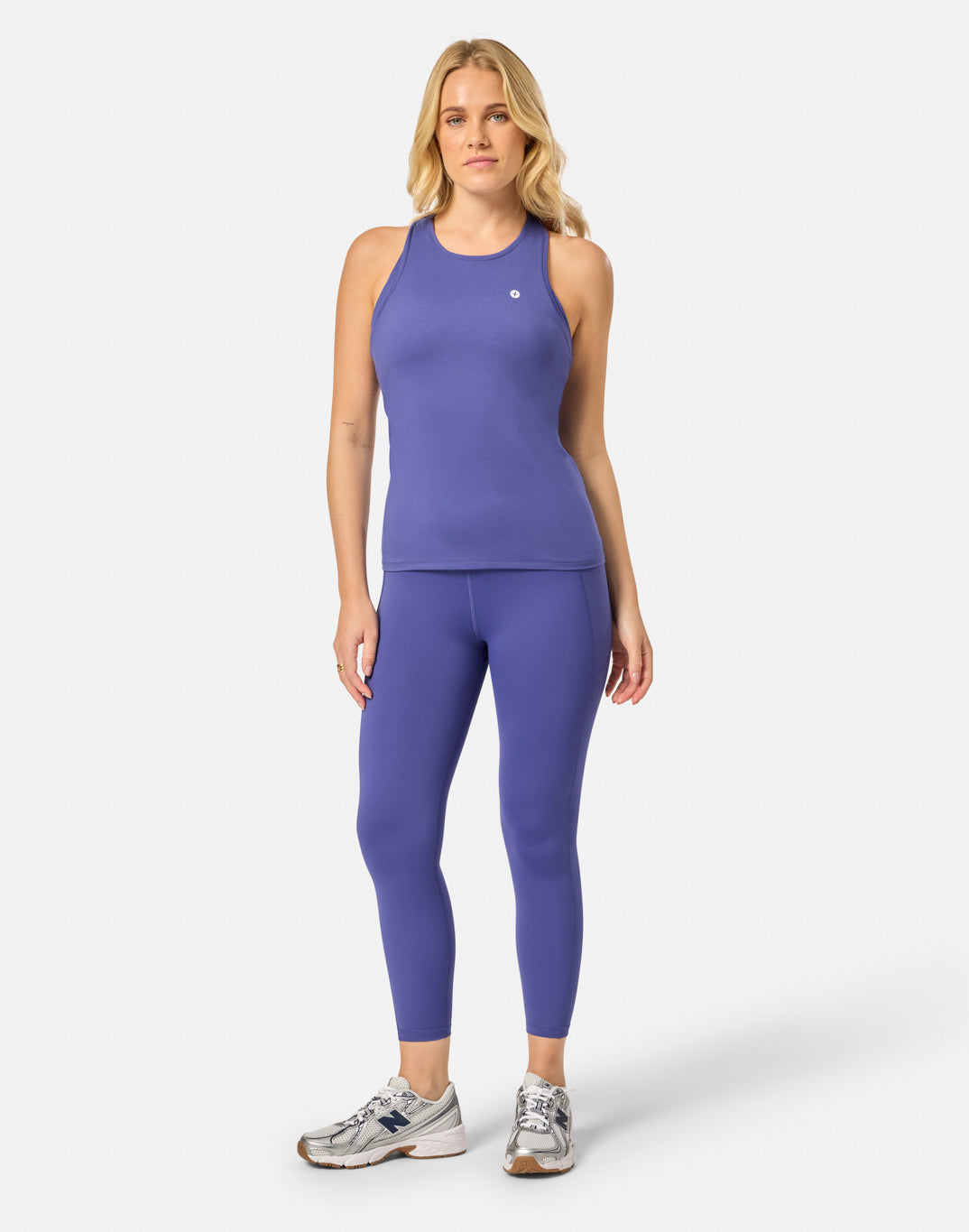 Relentless Racer Back Vest in Violet Smoke