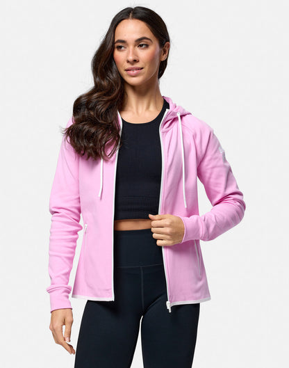 Chill Zip Hoodie in Cotton Candy