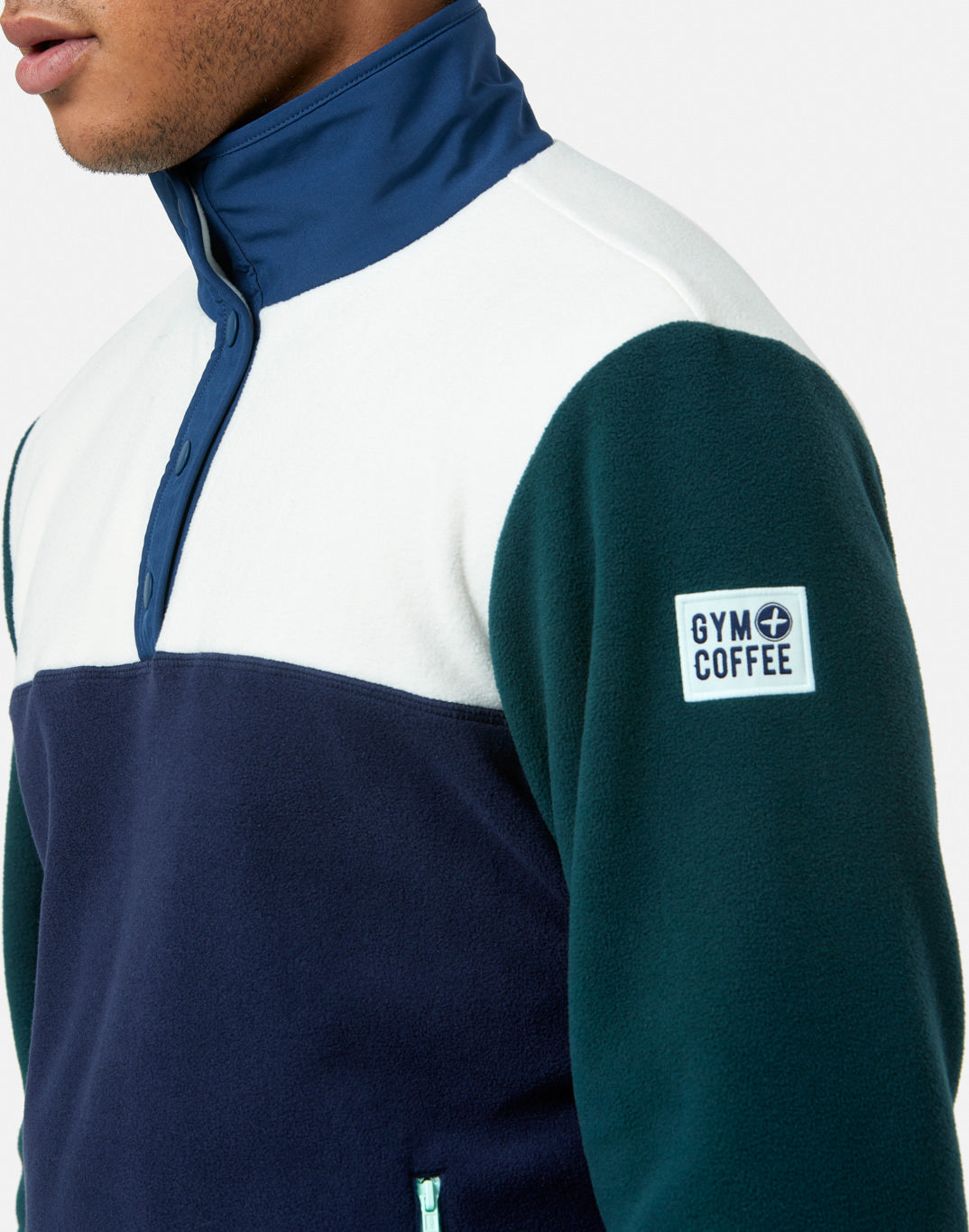 Half Snap Polar Fleece in Twilight Navy