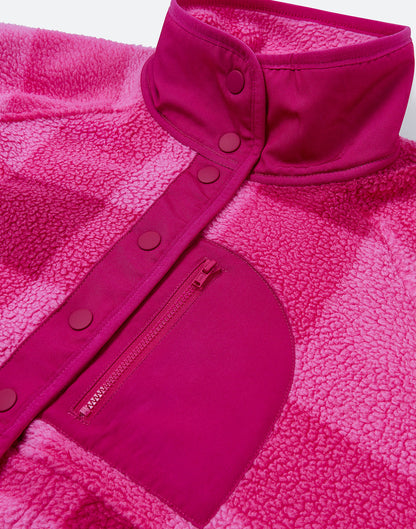 Horizon Layer Up Jacket in Gingham Print