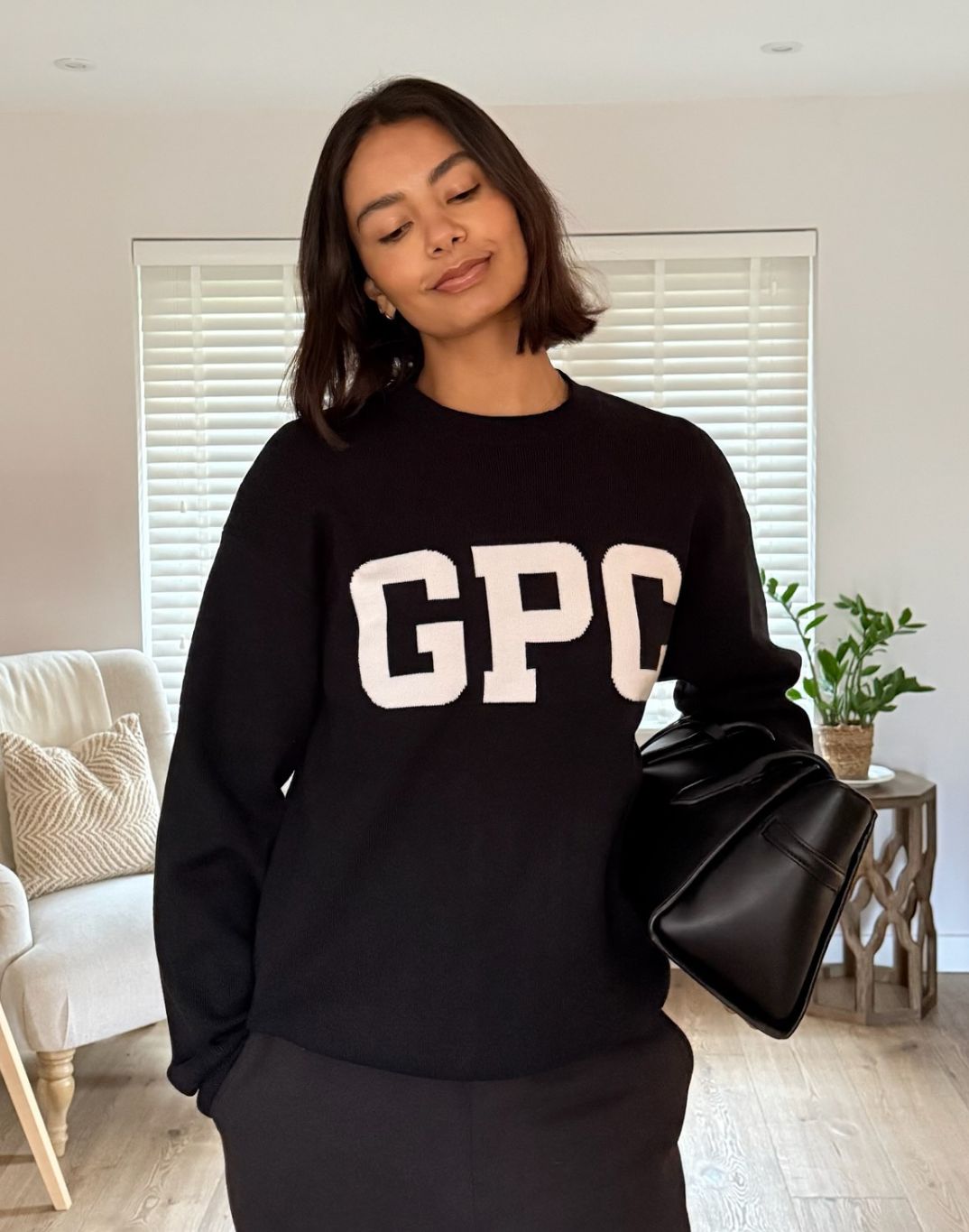 Knit Crew in Black